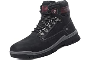 ARRIGO BELLO Botas Hombre Invierno Botines Zapato Nieve Clásico Forrado Piel Trekking Senderismo Talla 41-46