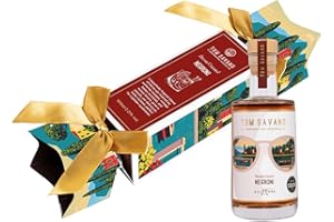 Tom Savano Artisan Cocktails | Negroni Cocktail Christmas Cracker | Rich Blend of Gin, Vermouth, Bitter Amaro | Festive Gift Box | 1 x 100ml Mini Bottle
