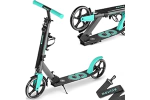 Movino Infinity Monopattino Per Bambini E Adulti Scooter Da Città Pieghevole Ruote Grandi Da 200 mm Portabottiglie Cinghia Di Trasporto