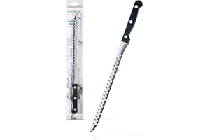 Steelblade - Cuchillo Jamonero Modelo Germany de 28 cm de Hoja Alveolada en Acero Inoxidable.