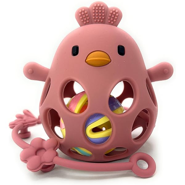 Mordedor Silicona Para Bebes Akolik Mordedor Bebe, Juguetes Para La Dentición, Silicona Alimentaria Sin BPA Juguete Bebe, Mordedor Suave Y Fácil De Agarrar, Accesorios Bebe Para Bebés De Más De 3 Meses
