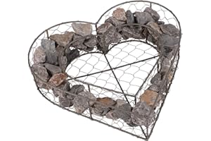 UNUS RM E-Commerce Décoration de Jardin en Forme de cœur en métal