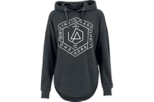 Linkin Park One More Light Frauen Kapuzenpullover Charcoal meliert Band-Merch, Bands