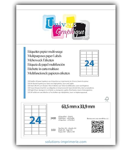 MEDIARANGE Universal-Etiketten, 99,1 x 33,9 mm, 800 Stück, weiß