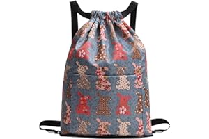 Yeria Sac de Sport à Cordon Grand, Sac à dos de sport de voyage de séparation sec-humide pliable de grande capacité de cordon, sac à dos imperméable pliable de cordon de serrage