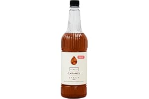Simply Sugar Free Caramel Syrup, Low Calorie, Vegan & Nut Free Flavoured Syrup for Coffee, Cocktails & Baking (1 Litre)