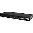 StarTech.com 2-Port Quad Monitor Dual-Link DVI USB KVM Switch with Audio & Hub (SV231QDVIUA)
