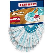 4x testina pulente per Leifheit Clean Twist Mop Ergo Combi Mop
