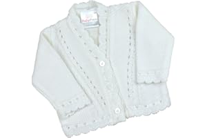 BabyPrem Premature Baby Cardigan Jacket Boy Girl Buttons V-Neck Long Sleeve Soft Knitted 3-8lb
