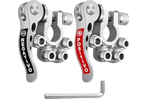 Bolatus 2 Stück Batterieklemmen Battery Terminal Auto Anschlüsse Scherlast Positiver und negativer Batterieanschluss Polklemmen Autobatterie für Pkw Lkw Boot Motorad