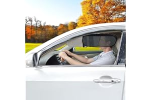 WANPOOL Universal Car Sun Visor Extender for Cars, Trucks and RVs - Anti-Glare Anti-Dazzle Sun Shield for Driver & Passengers