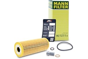 MANN-FILTER 1x Ölwechsel Set - MANN ÖLFILTER + Ölablass-Schraube + LIQUI MOLY Ölwechsel-Anhänger