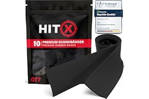 ‎HITX HITX® Steinschleuder Gummi Stark | 10 Stück | Zwille Gummi Band Für Schleuder | OTT & TTF gebunden | Gummi für Steinschleuder Slingshot Gummi Ersatzgummi für Schleuder