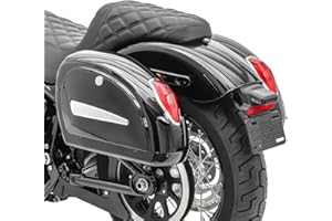 CRAFTRIDE Alforjas rigidas Michigan 18l Compatible para Honda Shadow VT 1100 C2/ VT 750 Spirit