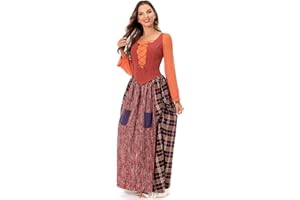 Seaehey Mary Sanderson Cosplay Costume Sarah Sanderson Costumes Witch Dress Halloween Carnival Witch Cosplay Evening Dress