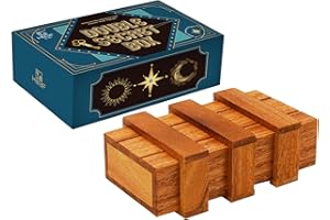 BSIRI Puzzle-Box für Erwachsene Magische Geldhalter für Erwachsene, Holz, Geheimfächer, Knobelspiele, Geheimnisbox Japanische Puzzle-Boxen - Geld - Trickkiste - Rätselbox - Sparschwein - Geldgeschenke