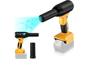 YNDZ Jet Dry Blower Compatible with Dewalt 20V 60V Battery, High Power 400G Wind Speed Compressed Air Duster, 3 Gear Adjustable Cordless Air Duster, Jet Fan Mini Blower for Car Dry,Keyboard Cleaning