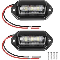 2x 12v 8 LED Indicatori Laterali Luci Ingombro Arancio Per Camion - Foto 11