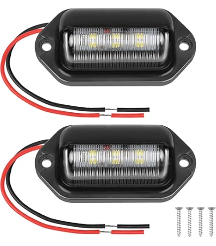 License Plate Light Buy 12v LED Number Rear Tail Lamp Trailer