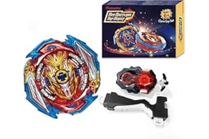 Hozuumo Bey Battling Tops Brust Turbo Starter Set, 4D Metall Fusion Kampfkreisel, Bey Arena Blade Spinning Tops mit Launcher, Geschenk-Sets für Kinder 03