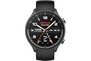 OnePlus Watch 2R with Wear OS 4 by Google,Snapdragon W5 Chipset,Upto 100hrs Battery Life,1.43’’ AMOLED Display,100+ Sports Mode,Dual Frequency GPS,5 ATM,IP68 & BT Calling [Gunmetal Gray]