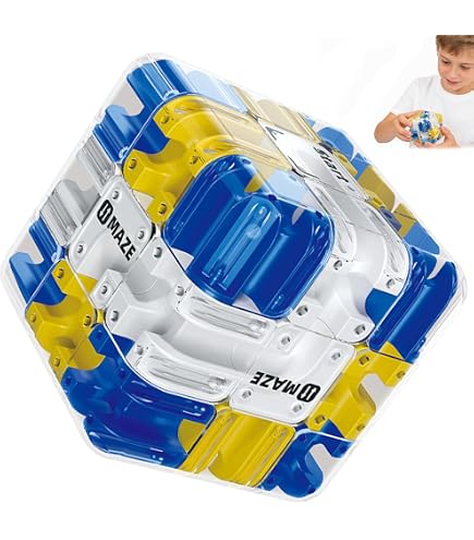 Grande Labirinto Cubo 3D Puzzle - Gioco Rompicapo A Sfera, Regalo Antistress Per Bambini E Adulti