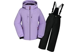 ODYSSEY-REFUGE OLIVER Mädchen-Schneeanzug Abnehmbarer Kapuzen-Skianzug Extra Wärme Winteranzug