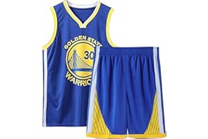 QKYDKY Completo Basket per Bambino - Maglietta e Pantaloncini 4-14 Anni