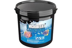 ARKA MICROBE-LIFT® - Carbopure | Aktywny węgiel akwariowy dla czystej wody | Usuwa zanieczyszczenia, pozostałości jedzenia i leków z akwariów słodkowodnych i morskich | Zawartość: 2900g