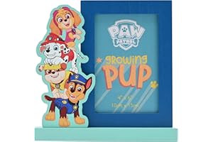 WIDDOP AND CO Marco de fotos de madera con personajes de Paw Patrol