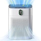 MORENTO Purificatore d'Aria Con Filtro HEPA, Filtro HEPA - Contro il dei Polveri Pollini Odori CADR 300m³/h Modalità Timer, p