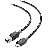 Cable Matters USB C Druckerkabel 1m (USB C auf USB B Kabel, USB B auf USB C Kabel) in Schwarz - 1 Meter