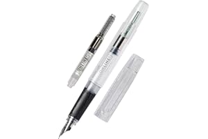 Online Penna stilografica Bachelor, penna in iridio EF, penna stilografica per cartucce di inchiostro standard, impugnatura ergonomica, convertitore sostenibile, Lettering/Bullet Journal/calligrafia