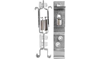 BITS4REASONS Supports de plaque d'immatriculation à pince à ressort pour remorque caravane Supports de fixation