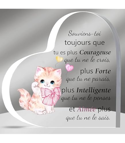 Putuo Decor Décoration Fleurie – À Ma Fille – Message De