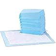 Amazon Basics Dog and Puppy Training Pads, Leakproof, Five-Layer Design with Quick-Dry Surface, Regular, 56 x 56 cm, Pack of 150, Blue