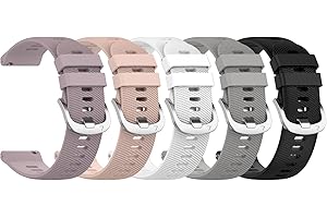 RUENTECH Cinturino di ricambio compatibile con Fossil da donna Gen 6 42 mm/Gen 5E 42 mm, cinturino di ricambio per Fossil Gen 4 Venture HR/Charter HR/Fossil Q Venture