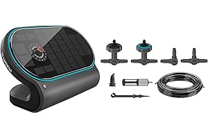 Gardena AquaBloom L Set, autarkes Bewässerungssystem für Balkon, Terrassen und Hochbeete, ohne Wasser- oder Stromanschluss, einfache Installation, versorgt bis zu 30 Pflanzen (13330-20)