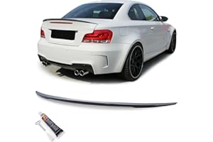 Sport Heckspoiler Schwarz Glanz mit ABE passt für BMW E82 Coupe Facelift 07-13