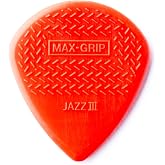 Jim Dunlop Max-Grip Jazz III Nylon Red Pena