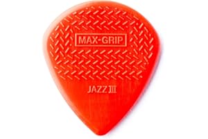 JIM DUNLOP Dunlop Jazz III Plek. Max Grip rot Nylon 1,38mm,24er-Set