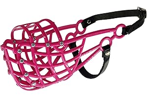 Don Pare Kaganiec model 103 kaganiec treningowy i transportowy dla średnich psów z wąską głową Whippet w kolorze różowym, również kaganiec wyścigowy i kaganiec