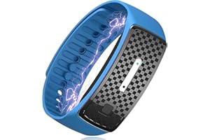 BXJINKELE Josfit Ultraschallarmband, Ultraschall Armband Zum Abnehmen Damen, Ultrasonic Lymphdrainage Slimfit-Armband, Ultraschall-Körperform-Armband, Ultraschall Korperform Armband Damen Herren (Blau)