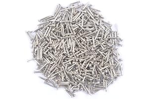 huruirui 1.5 * 20mm 500Stück Kleine Nägel Eisennagel für von Bildern Nägel für Bilder Aufhängen Holzbearbeitung Möbel DIY Dekorative Nägel Klein Silberne