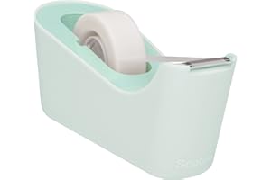 ‎SCOTCH Scotch Klebeband-Abroller C18-M, Mint + Scotch Magic Unsichtbares Klebeband, 19 mm x 33 m, 1 Rolle/Packung