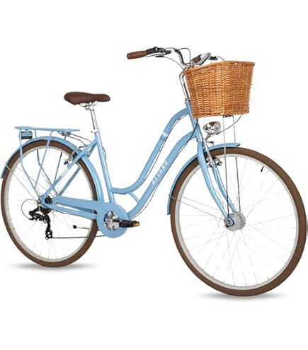 City Bike Probike 28 Pollici - Comfort Unisex 7 Velocit&agrave; Con Parafanghi E Cestino