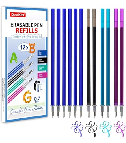 Mine Di Ricambio Per Penne Cancellabili Legami - Tratto 0.7mm, Colore Rosso, Confezione Da 3 - Foto 13