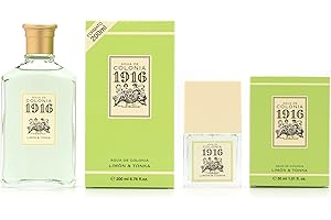 1916 ORIGINAL 1916 - Limón & Tonka, Agua de Colonia Hombre y Mujer, Promoción 200ml + 30ml, Pack 2 Productos, Perfume Unisex, Eau de Toilette, Fragancia Fresca, Cítrica y Delicada, Aroma de Larga Duración