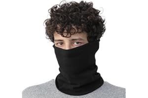 NovForth Écharpe en coton pour homme, écharpe tube pour les jours froids, tube élastique et cache-cou pour les sports de plein air, parfait pour le ski, la randonnée, le cyclisme unisexe