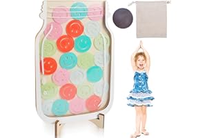 QOOLOO Barattoli di Ricompensa Stellari, Barattolo Premio per Bambini, Sistema di Ricompensa Stellato in Classe, Barattolo di Incentivo per il Comportamento dei Bambini, Barattolo Premio con Stelle (C)